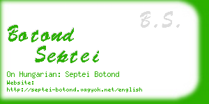 botond septei business card
